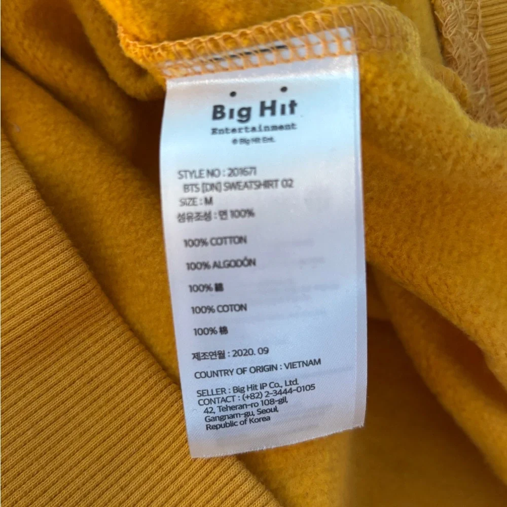 BTS DNA Mustard Graphic Sweatshirt - Picture 8 of 8